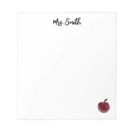 GEPERSONALISEERDE WATERVERF APPLE NOTITIEBLOK