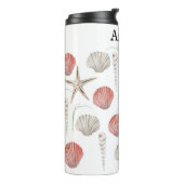 Gepersonaliseerde Waterverf Beachy Thermische Tumb Thermosbeker (Gedraaid links)