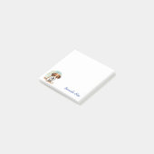 Gepersonaliseerde Waterverf Beagle Post-it Notes (Schuin)