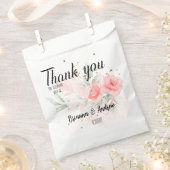 Gepersonaliseerde Waterverf Bloemen Dank u Cadeaus Bedankzakje (Geknipt)