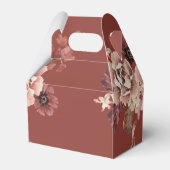 Gepersonaliseerde Waterverf Bloemen Thanksgiving Bedankdoosjes (Achterkant)