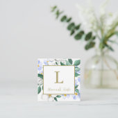 Gepersonaliseerde Waterverf Bloemenbellen of Informatiekaartje (Staand voorkant)