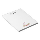 GEPERSONALISEERDE WATERVERF BOEK NOTITIEBLOK (Schuin)