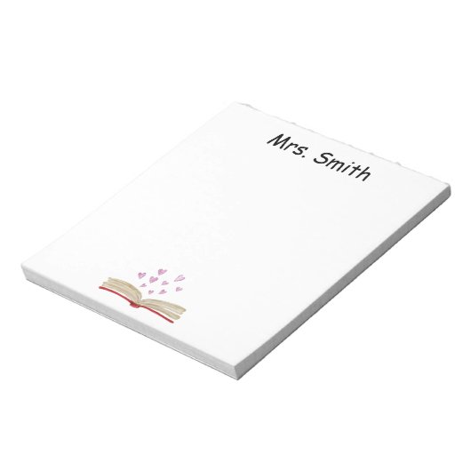 GEPERSONALISEERDE WATERVERF BOEK NOTITIEBLOK (Linkerzijde)