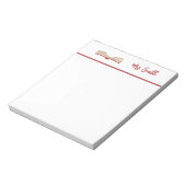 GEPERSONALISEERDE WATERVERF BOEK NOTITIEBLOK (Linkerzijde)