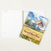 Gepersonaliseerde Waterverf Boerderij Planner (Display)