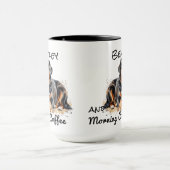 Gepersonaliseerde waterverf bruine Bernese Mountai Mok (Midden)