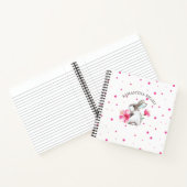 Gepersonaliseerde Waterverf Bunny Rabbit Journal Notitieboek (Binnen)