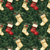 Gepersonaliseerde Waterverf Christmas Stocking Cla Grote Kerstsok