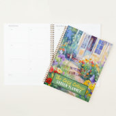 Gepersonaliseerde Waterverf Cottage Garden Planner (Display)