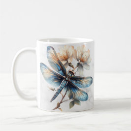 Gepersonaliseerde Waterverf Dragonfly Mok