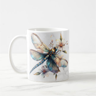 Gepersonaliseerde Waterverf Dragonfly Mok