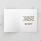 Gepersonaliseerde Waterverf Eerste Verjaardag Safa Feestdagen Kaart (Binnen)