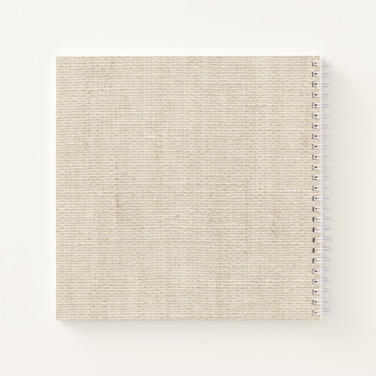 Gepersonaliseerde Waterverf-envelop met bloemen Notitieboek (Achterkant)