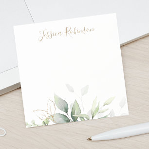 Gepersonaliseerde Waterverf Eucalyptus Greenery Post-it® Notes