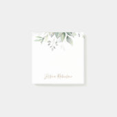 Gepersonaliseerde Waterverf Eucalyptus Greenery Post-it® Notes (Voorkant)