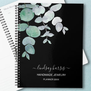 Gepersonaliseerde Waterverf Eucalyptus Juwelier 20 Planner