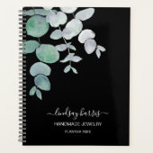Gepersonaliseerde Waterverf Eucalyptus Juwelier 20 Planner (Voorkant)