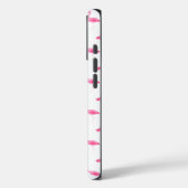 Gepersonaliseerde Waterverf Flamingo Case-Mate iPhone Case (Achterkant / Links)