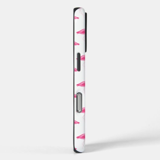 Gepersonaliseerde Waterverf Flamingo Case-Mate iPhone Case (Achterkant / Rechts)