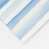 GEPERSONALISEERDE WATERVERF fleece deken (Hoek)