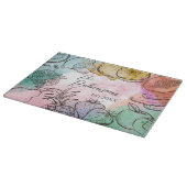 Gepersonaliseerde Waterverf fruit Snijplank (Hoek)