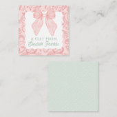 Gepersonaliseerde Waterverf Gift Label of Informatiekaartje (Voorkant / Achterkant)