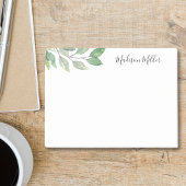 Gepersonaliseerde Waterverf groen Post-it® Notes