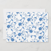 Gepersonaliseerde Waterverf Hortensia Stationery Bedankkaart (Achterkant)