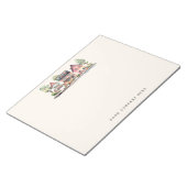 Gepersonaliseerde Waterverf huizen onroerend goed Notitieblok (Schuin)