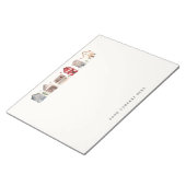 Gepersonaliseerde Waterverf huizen Realty Notitieblok (Schuin)