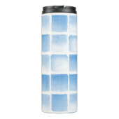 Gepersonaliseerde Waterverf Initiaal Reismok Thermosbeker (Achterkant)