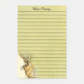 Gepersonaliseerde Waterverf Kat Profiel Whiskers L Post-it® Notes (Voorkant)