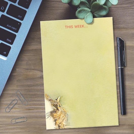 Gepersonaliseerde Waterverf Kat Whiskers Heart Nos Post-it® Notes