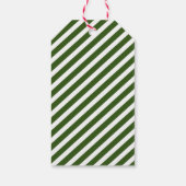 Gepersonaliseerde Waterverf kerstboom cadeau Cadeaulabel (Achterkant)