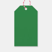 Gepersonaliseerde Waterverf Kerstmis Gnome Cadeaulabel (Achterkant)