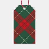 Gepersonaliseerde Waterverf Kerstproost Wijn Cadeaulabel (Achterkant)