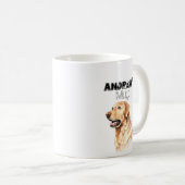 Gepersonaliseerde Waterverf Labrador Retriever Koffiemok (Voorkant rechts)