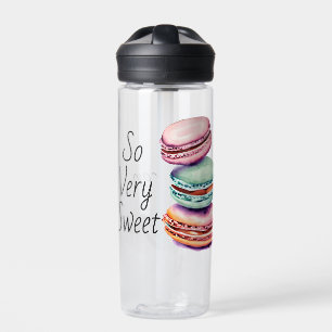 Gepersonaliseerde  Waterverf Macaron Waterfles