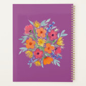 Gepersonaliseerde Waterverf op Paarse Planner (Achterkant)