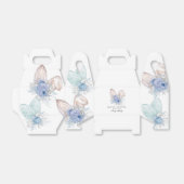 Gepersonaliseerde Waterverf paashaas oren Bedankdoosjes (Uitgevouwen)