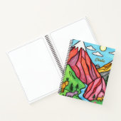 Gepersonaliseerde waterverf patinting en skeching notitieboek (Binnen)