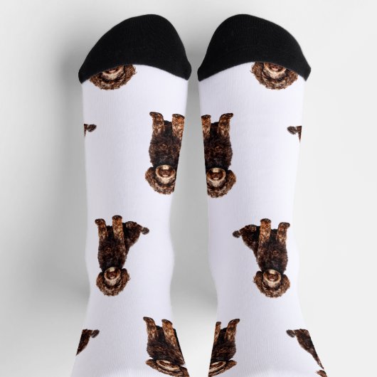 Gepersonaliseerde Waterverf Pet Sokken (Top)