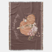 Gepersonaliseerde Waterverf pompoenen aangepaste t Deken (Voorkant Verticaal)