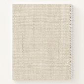 Gepersonaliseerde Waterverf Sinaasappels bloemen o Notitieboek (Achterkant)