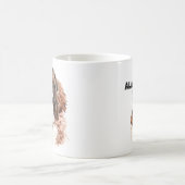 Gepersonaliseerde Waterverf Sint Bernard Koffiemok (Center)