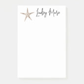 GEPERSONALISEERDE WATERVERF STARFISH Post-it notit Post-it® Notes (Voorkant)