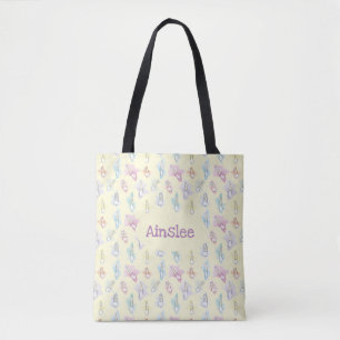 Gepersonaliseerde Waterverf tanden Tote Bag