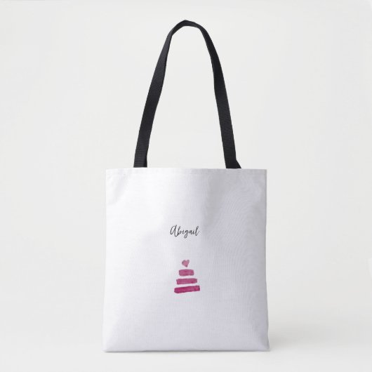 Gepersonaliseerde Waterverf Tas (Voorkant)