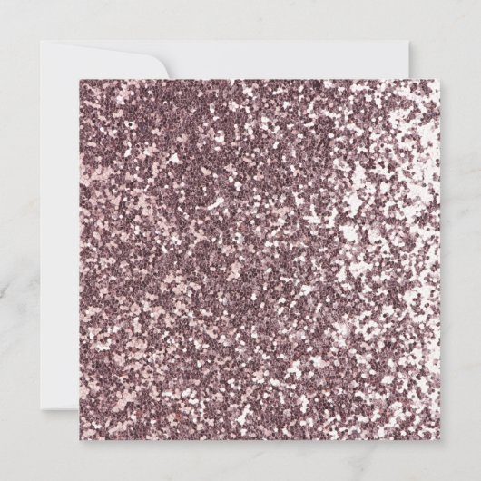 Gepersonaliseerde Waterverf Tea Party Glitter Bedankkaart (Achterkant)